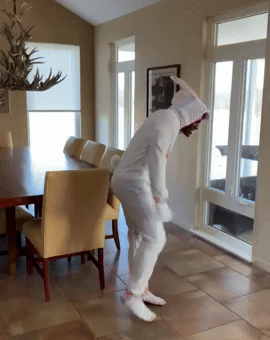 Praise Him Easter Bunny GIF by Robert E Blackmon