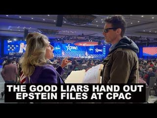 Handing Out Epstein Files at CPAC