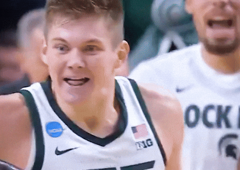Yelling Lets Go GIF by NCAA March Madness