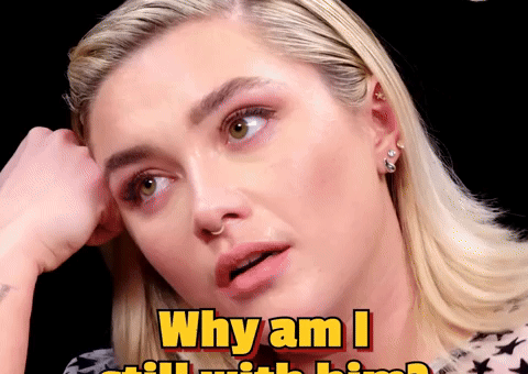 Florence Pugh Hot Ones GIF by First We Feast