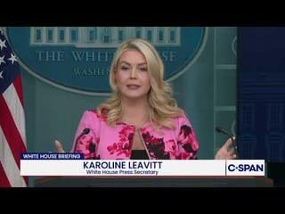 WH Press Karoline Leavitt asked by reporter on message to truck drivers with cost of…