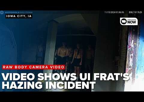 RAW VIDEO: UI bodycam video shows frat’s 2024 hazing incident