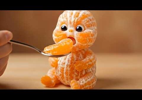 Cute Fruit Babies Eating Fruit | Oddly Satisfying AI