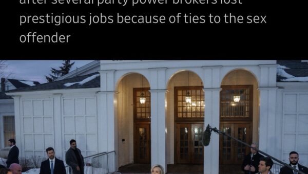 What a weird way to say that one party is holding people accountable