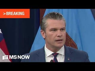 Pete Hegseth briefing on the strikes in Iran: “We didn’t start this war, but under…