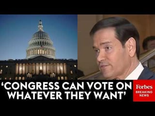 Reporter asks Marco Rubio: “Why not notify Congress” ahead of strikes on Iran?: “The law…