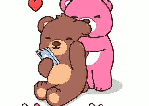 I Love Ya Teddy Bear GIF by BEARISH