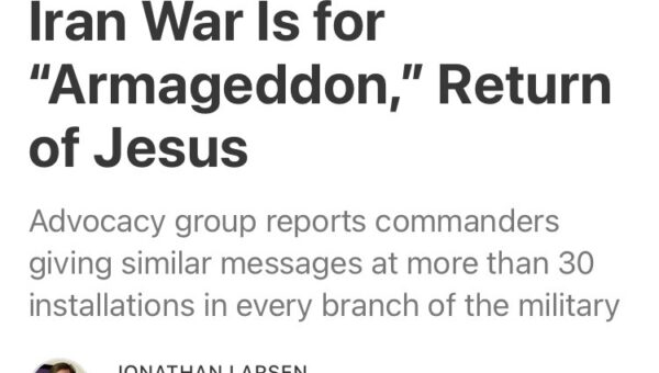 The War of the Unpopular Theocracies