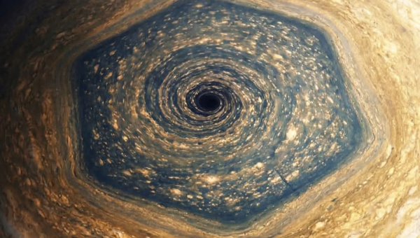 TIL: Saturn’s North Pole is a massive hexagon