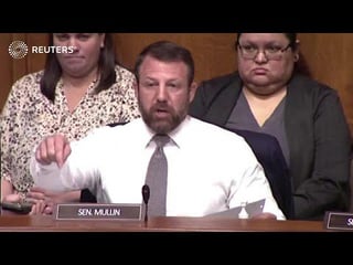Markwayne Mullin Challenges Teamsters President to a Fistfight in Senate Hearing