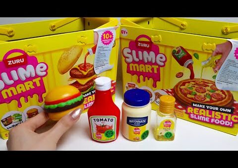 Toy asmr 🤍 Slime Food Making Compilation ASMR Satisfying with Unboxing | Review Toys
