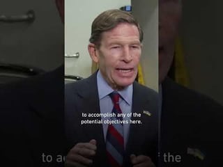 Richard Blumenthal says Iran briefing left him “angry” and with more questions than answers