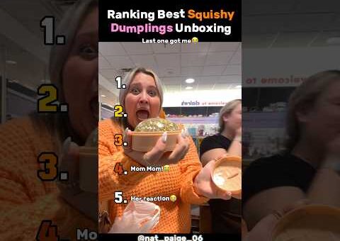 Ranking The Best Squishy Dumplings Unboxing Part-2 😂