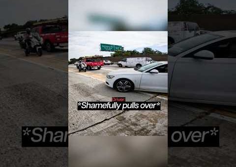 Audi Cuts Off Biker And Gets Instant Karma😳