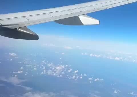 Artemis ll Launch Viewed From Plane