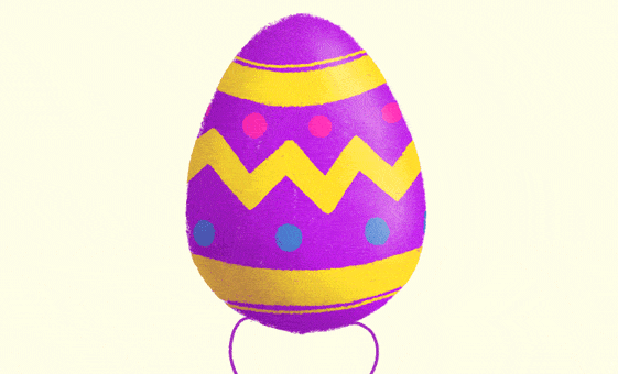 Happy Easter Eggs GIF by Lisa Vertudaches