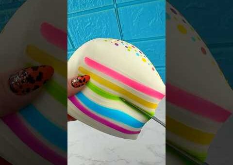 Cutting Open Nee Doh Nice-Sicle & Viral Squishies Satisfying Video ASMR! 🍰✂️ #shorts #asmr