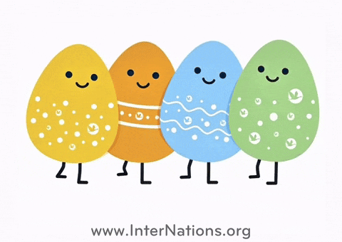 Happy Easter Eggs GIF by InterNations