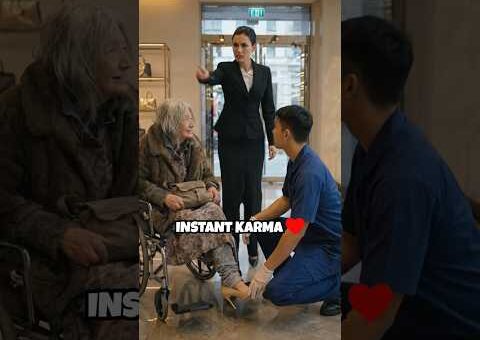 A Janitor’s Kindness Changed His Life Forever! Watch This Instant Karma! ❤️🙌#shorts #kindness