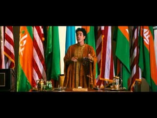 Sacha Baron Cohen spot on as usual