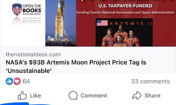$93B for rockets: “unsustainable” and “unaffordable”. $900B for missiles: “unquestionable” and “unlimited”