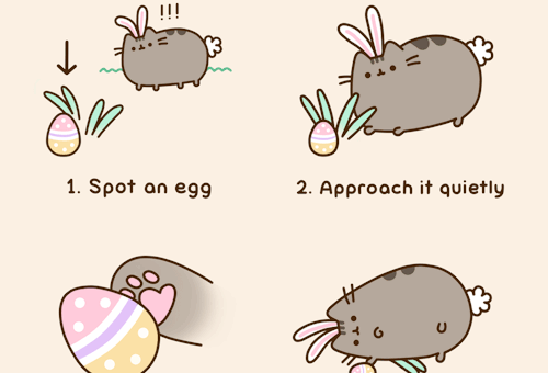 Easter Eggs GIF by Pusheen
