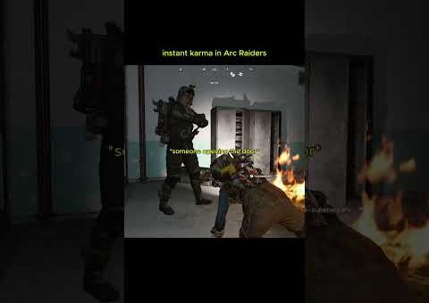 instant karma in Arc Raiders 😂| #arcraiders #arcraidersgame #funnygaming