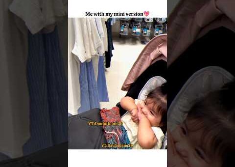 🤣❤️#fatherdaughter #shopping #tshirt #exploremore #daulatbano29 #babylaughing #trendingnow #cutegirl