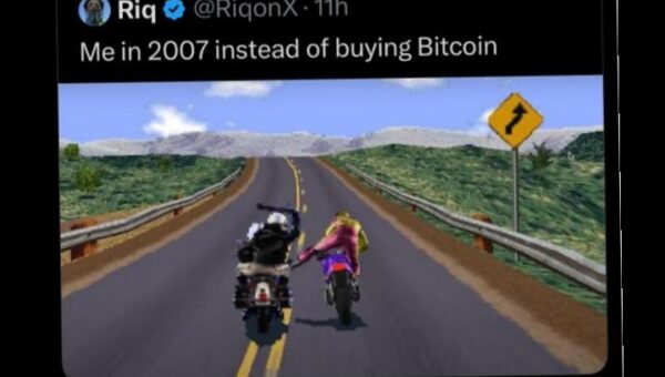 Me in 2007 instead of buying bitcoin