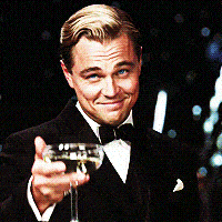 leonardo dicaprio cheers
