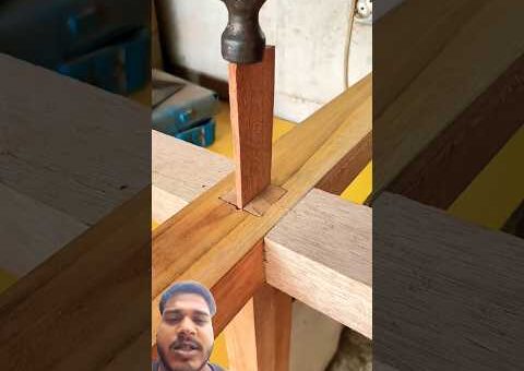 Best trick for make strong Joint 🔥 #asmr #woodscraft #woodworkingmachine #satisfying #wooddesigner