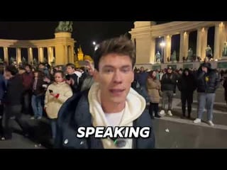 Thousands chant “Russians, go home!” in Budapest (Hungary) last night. The elections are tomorrow