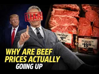 Current admin is trying to pin high beef prices on immigrants carrying parasites