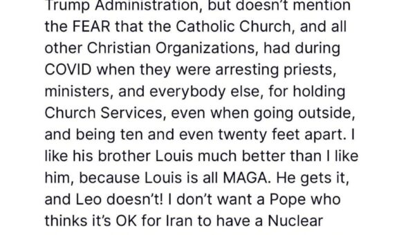 Trump vies for Antichrist status Claims Leo wouldn’t be Pope without his blessing in TruthSocial…