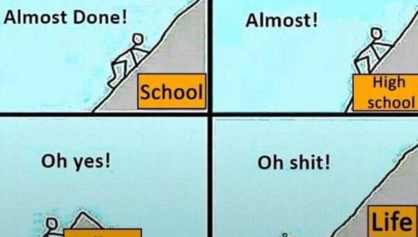 The struggle is real