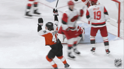 Happy Philadelphia Flyers GIF by NHL