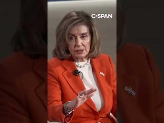 Nancy Pelosi on President Trump’s attacks on Pope Leo XIV, and post of image depicting…
