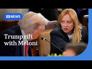 Trump ‘shocked’ by Italian PM as she defends Pope Leo and denounces Iran war