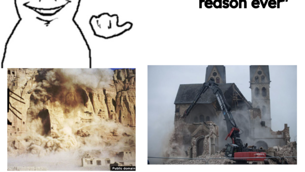It’s so painful in this day and age to see such needless destruction