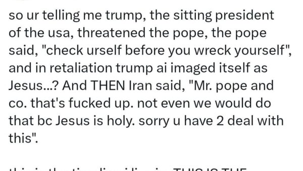 America, Americans who voted for this, and voted for this by NOT voting…. Make it make sense!!!