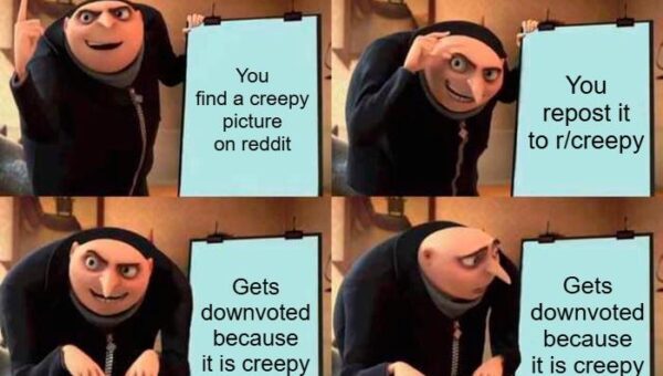 It is pretty creepy though