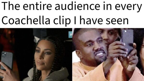 So busy recording the experience they forgot to have an experience