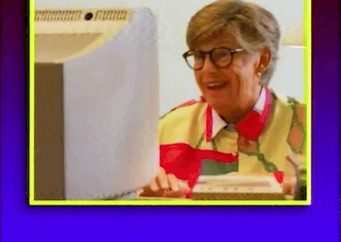 No Thank You 90S GIF by Offline Granny!