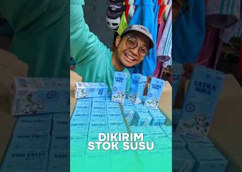 Dikirim Stok Susu Gara-gara Video Viral Kemarin! 😹🥛 #gowes