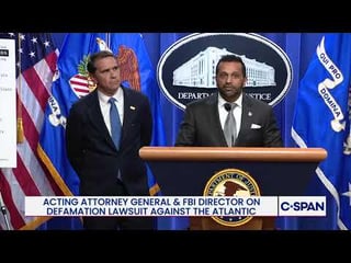 Kash Patel combatively denied reporting from The Atlantic that he frequently drinks to excess and…