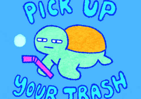 Sea Turtle Ocean GIF by Katharine Kow