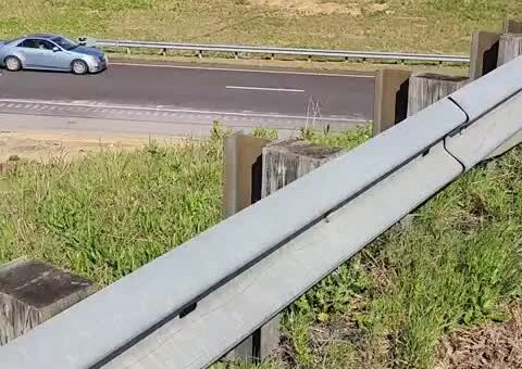 We all deal with grief differently. This guy became the batman of guardrails