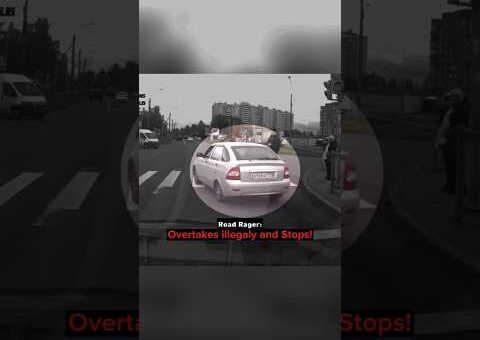 Reckless Sedan Driver Gets Instant Karma!