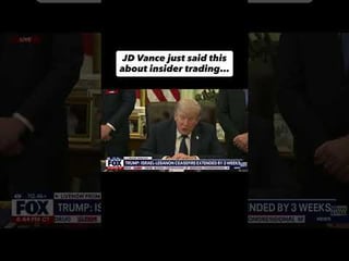JD Vance : “Let Marco make his Polymarket bets first”