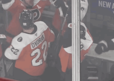 Philadelphia Flyers Celebration GIF by slicedbread